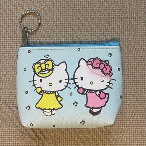 Hello Kitty Blue and Yellow Kids Coin Bag